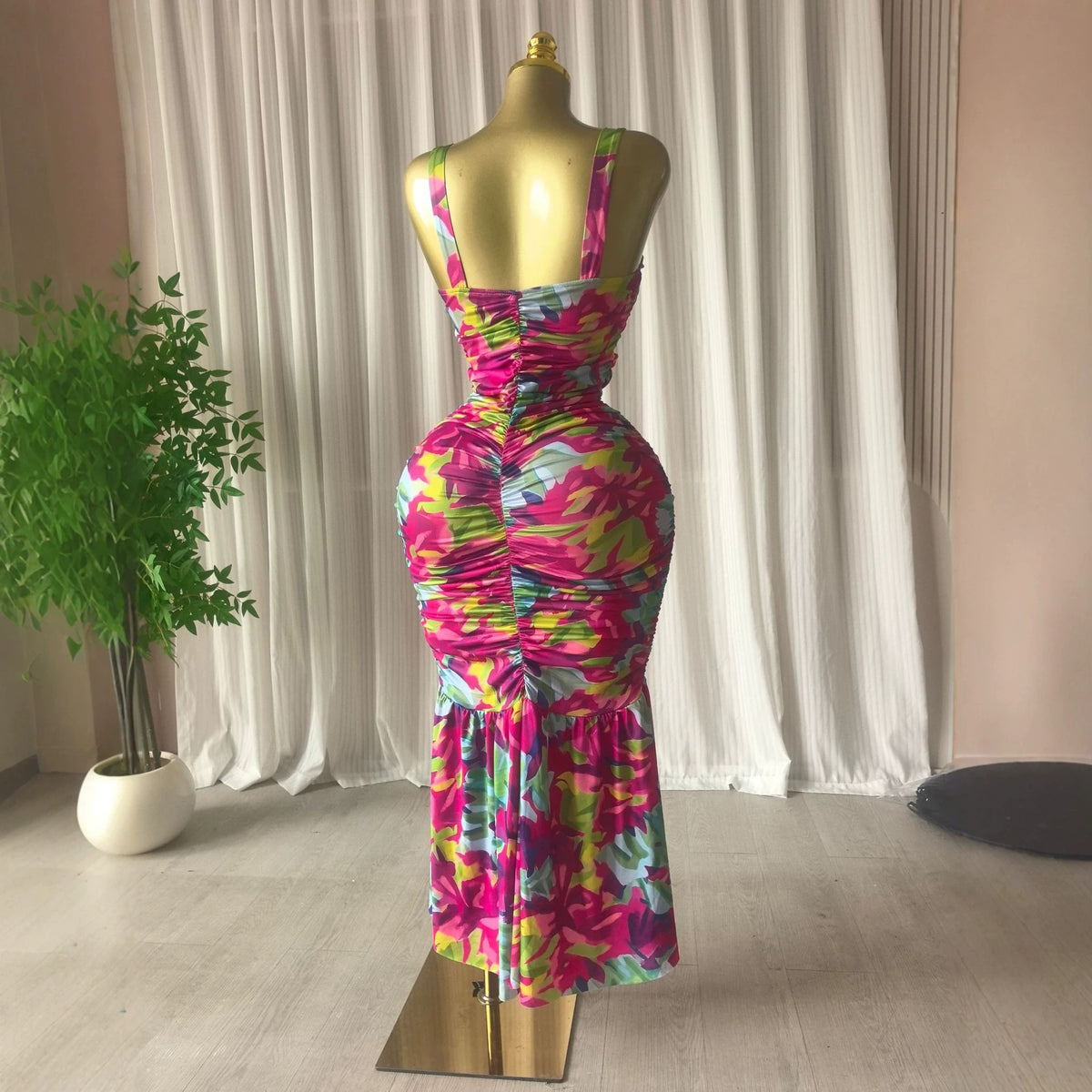 Open Back Maxi Dress