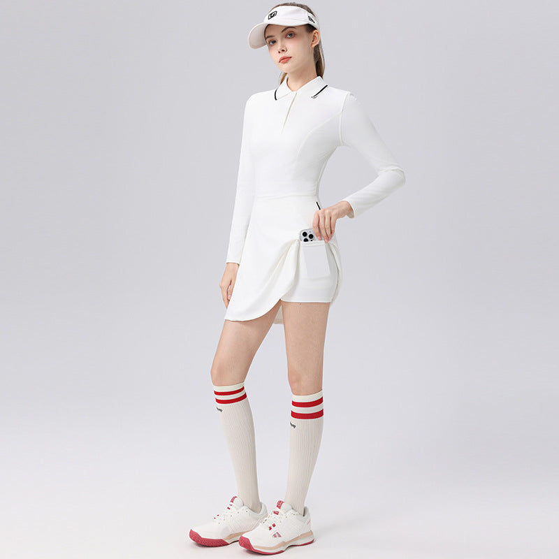 Polo Long Sleeve Tennis Dress