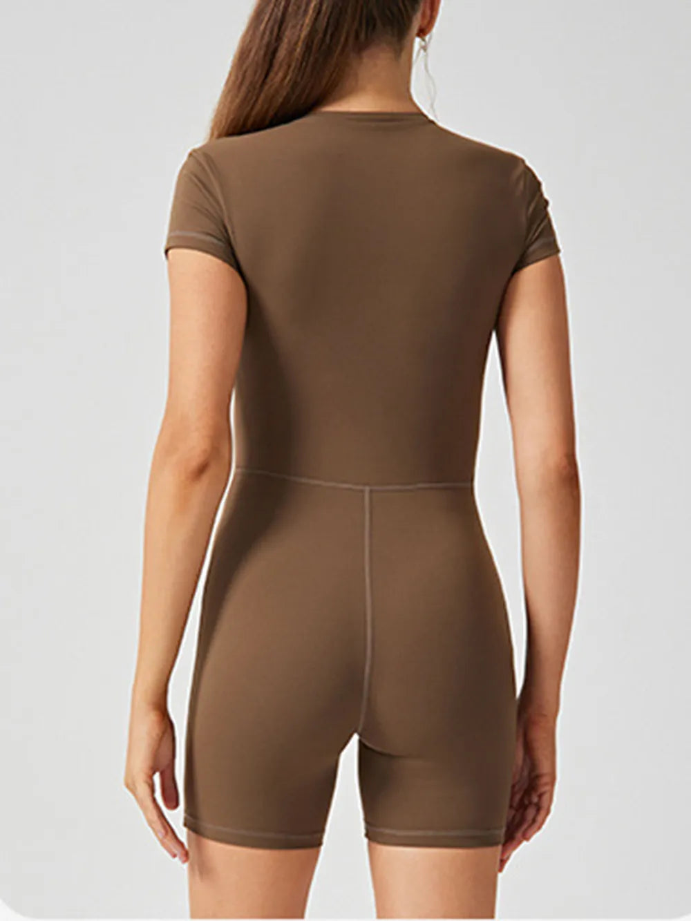 Half Zip Romper