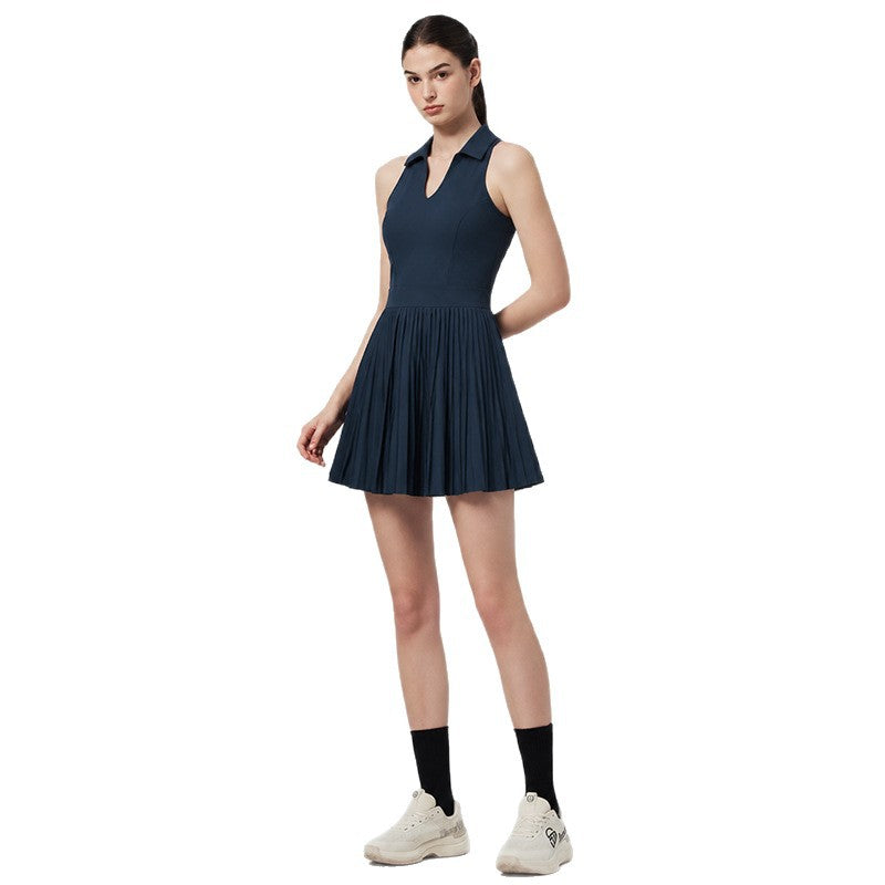 Tennis Dress With Built-in Shorts