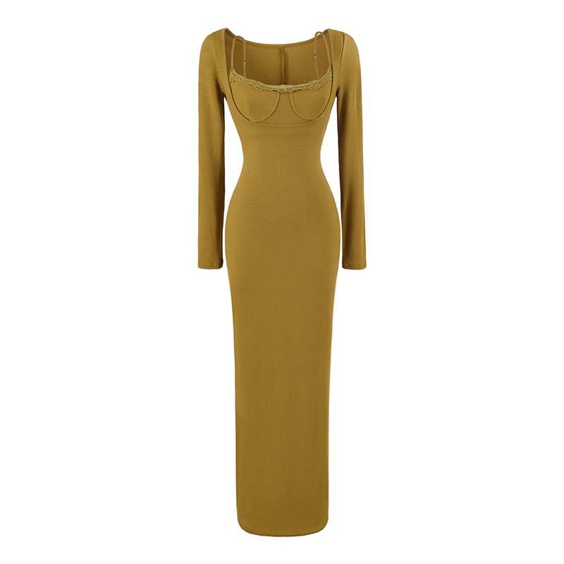 Long BodyCon Maxi Dress