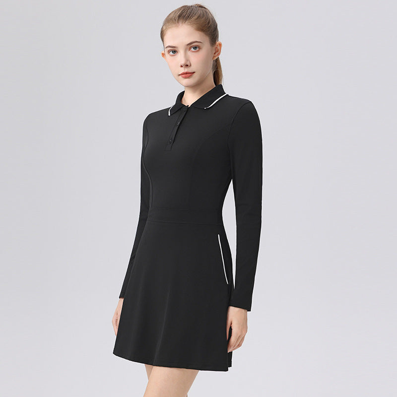 Polo Long Sleeve Tennis Dress