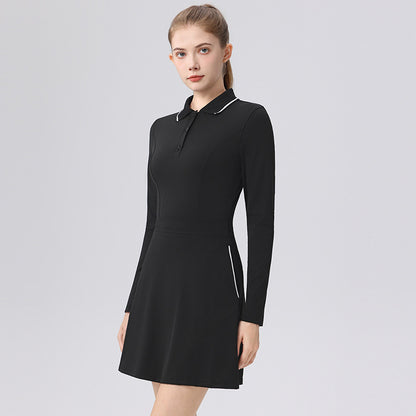Polo Long Sleeve Tennis Dress