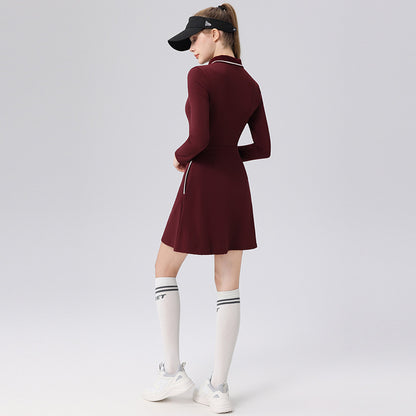 Polo Long Sleeve Tennis Dress