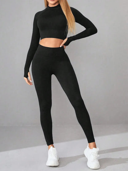 She Wears It Top and Leggings Active Set