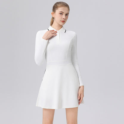 Polo Long Sleeve Tennis Dress
