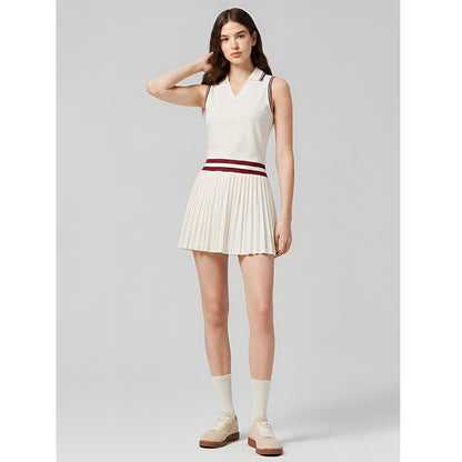 British Polo Neck Quick-Dry Breathable Sports Tennis One-Piece