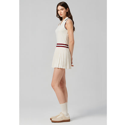 British Polo Neck Quick-Dry Breathable Sports Tennis One-Piece